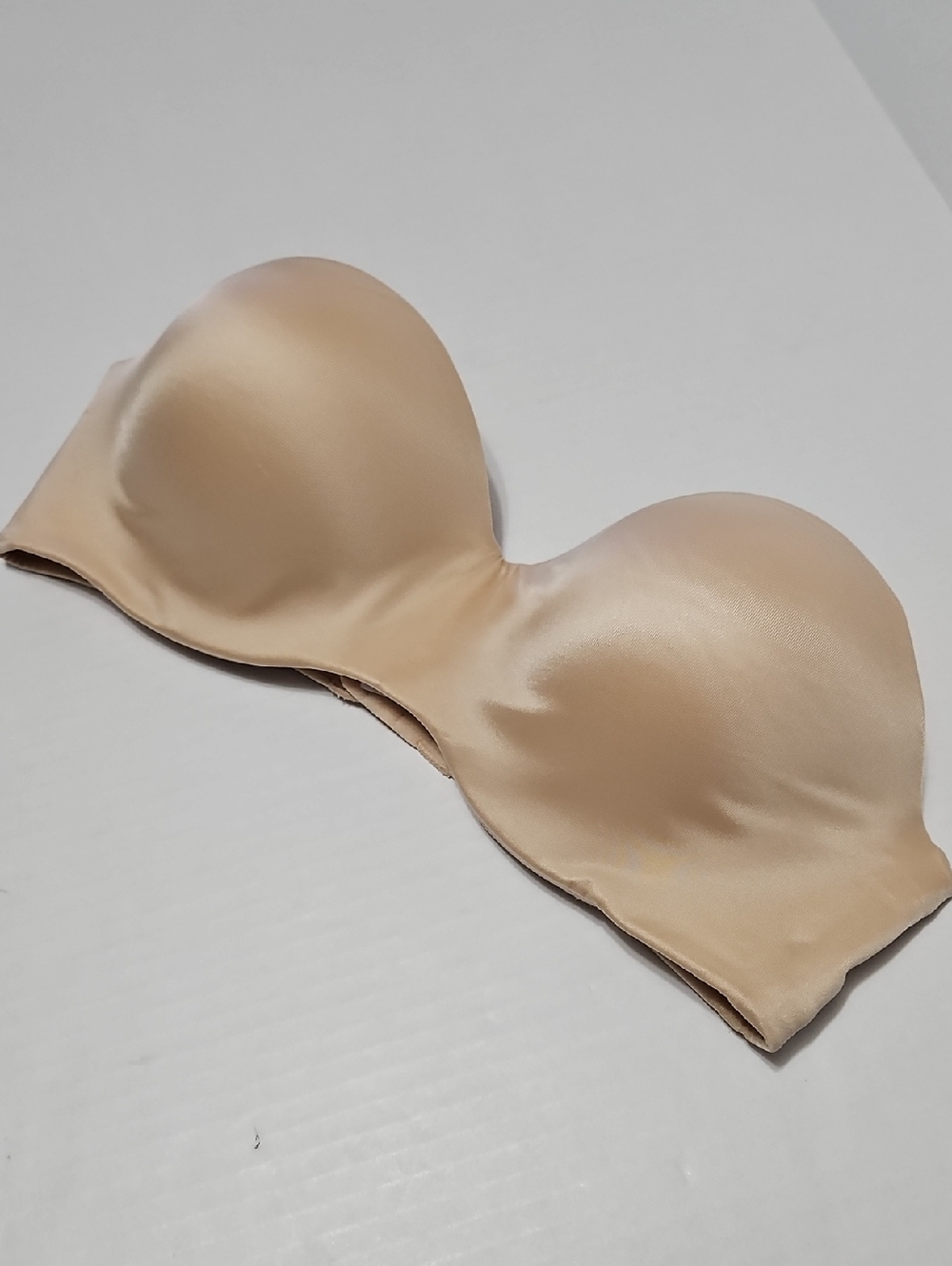 Auden Nude Strapless Seamless Push Up Molded Cup Bandeau Size 36C